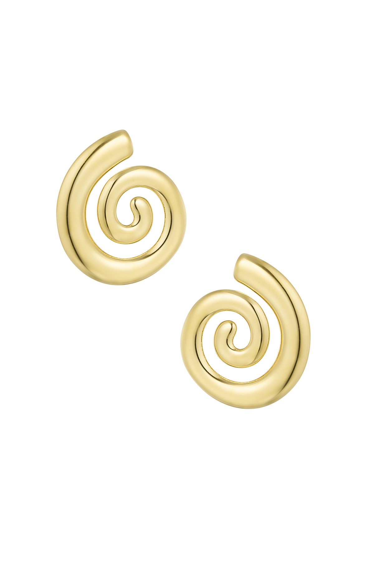 Earrings Small Swirly Wave