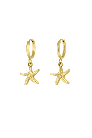 Oorbellen Simple Starfish h5 