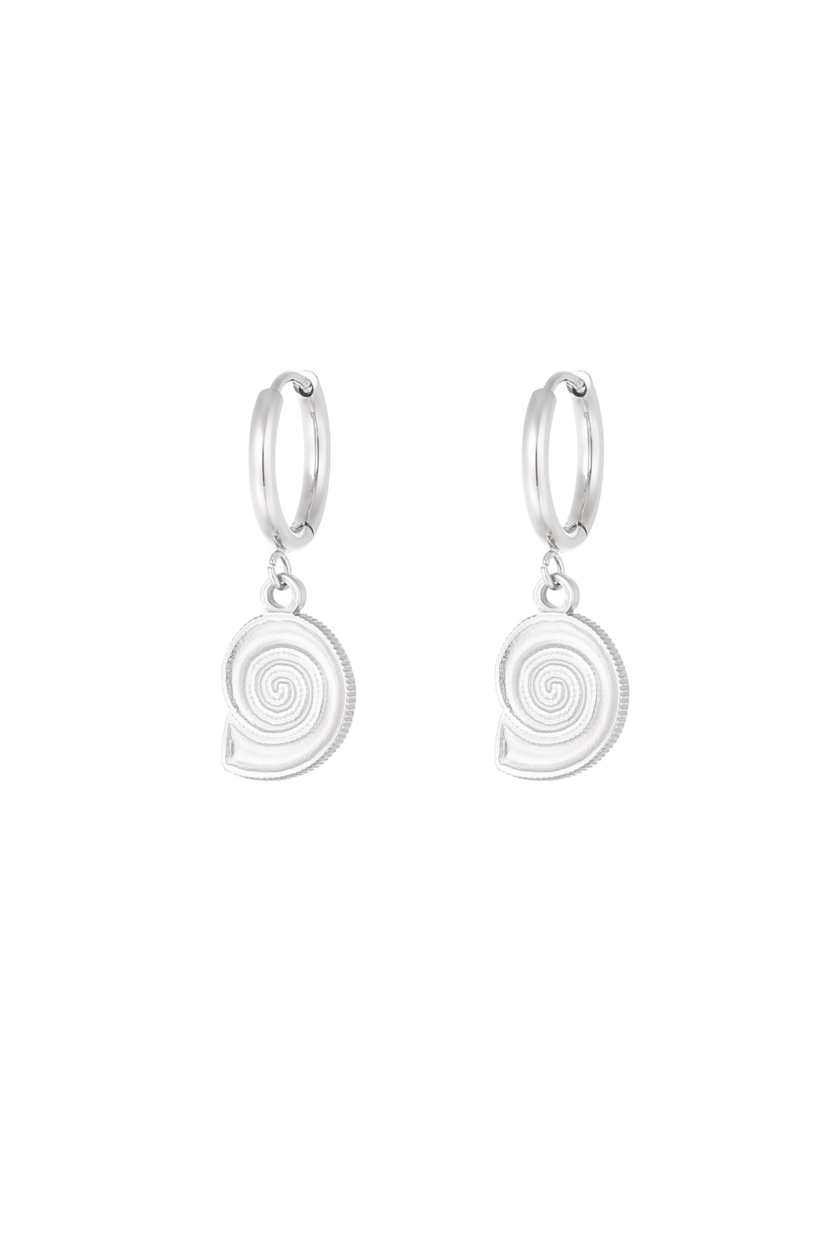 boucles d'oreilles coquillage tourbillon 