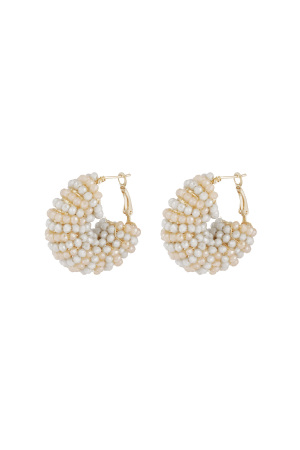 Pendientes Happy Beads - Negro Y Gris h5 