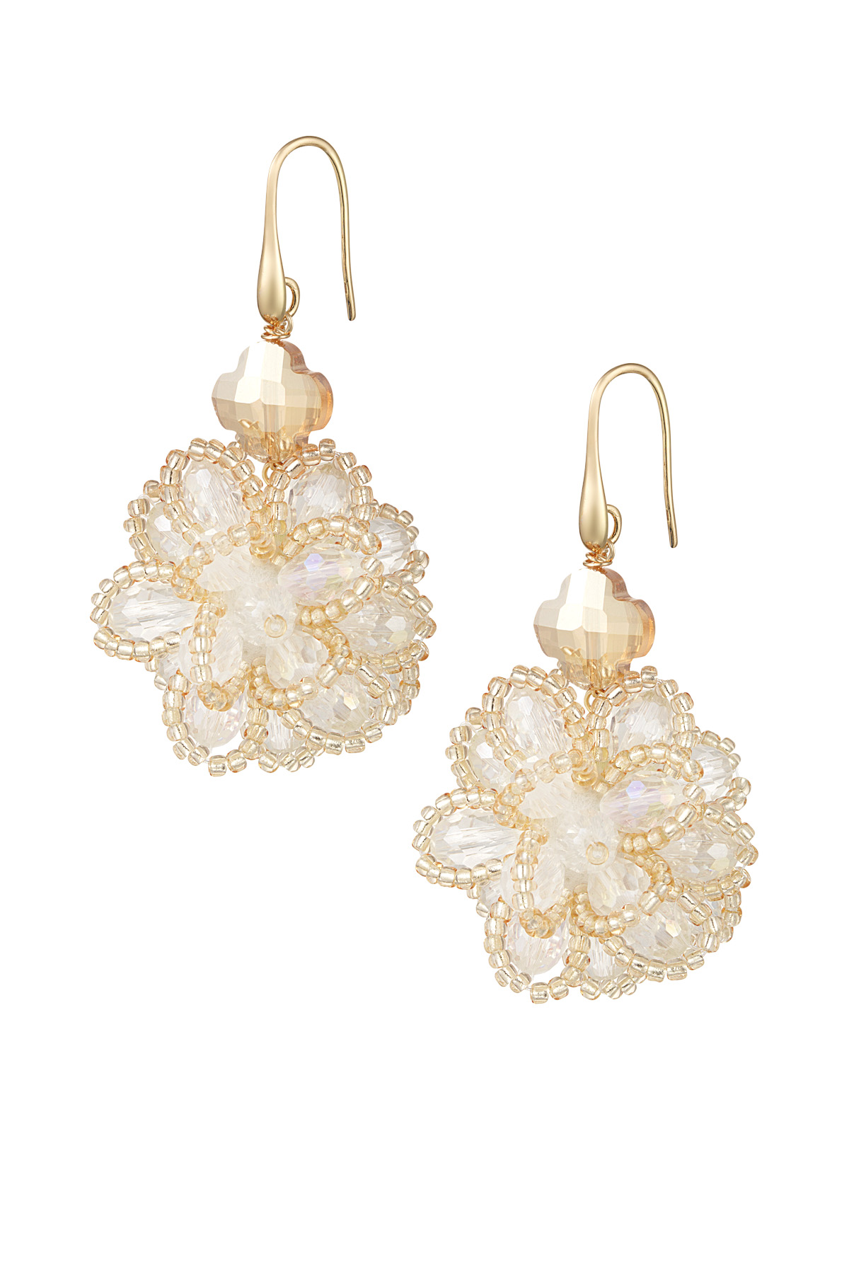 Blushing Bouquet earrings 2