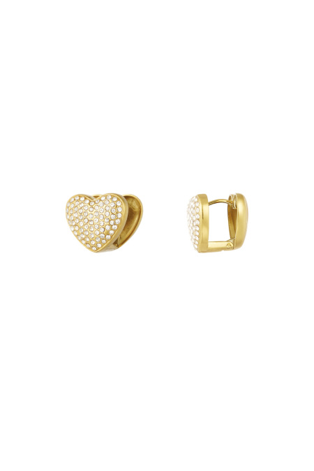 Earrings Sparkle Hearts