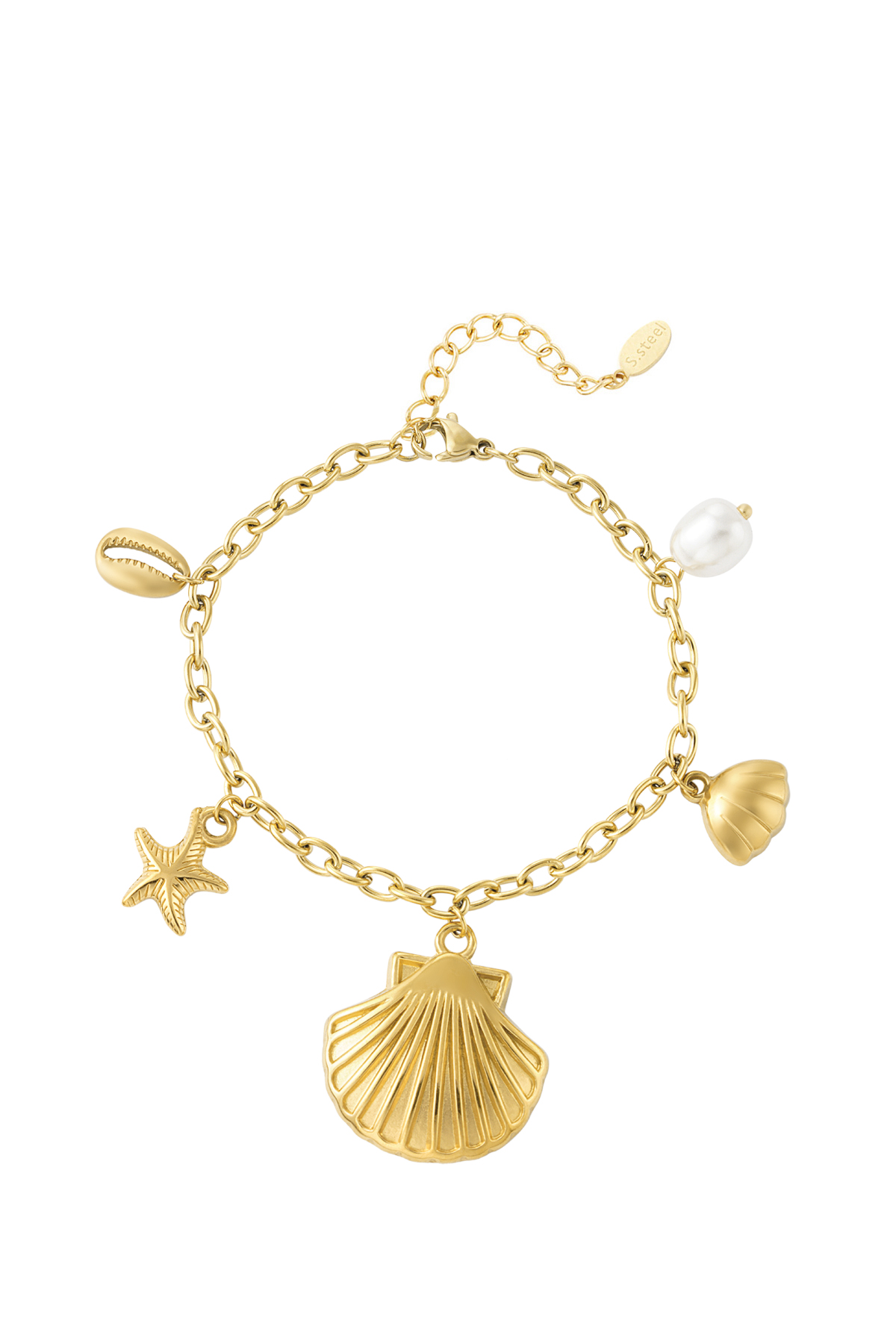 bracciale a maglie conchiglia h5 