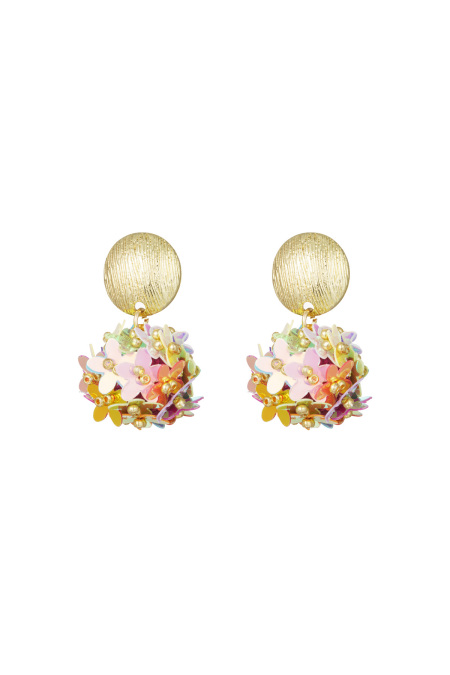 Pop of colour oorbellen
