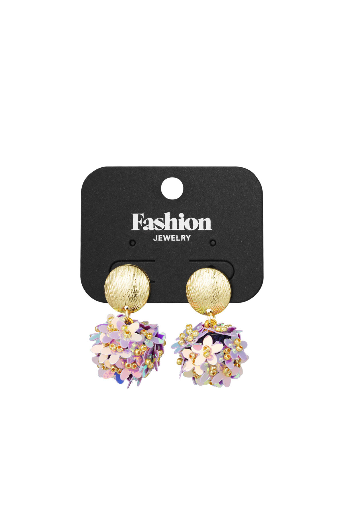 Boucles d'oreilles pop of color (Pack with plastic bag) h5Image3