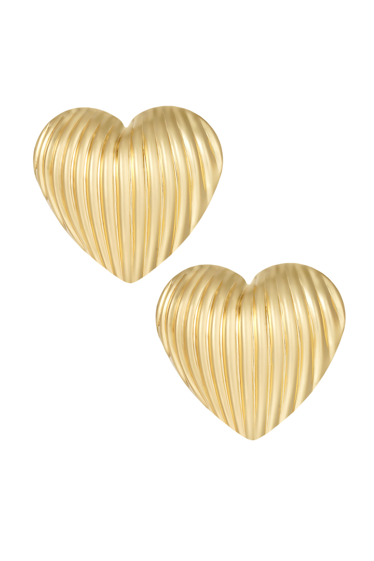 pendientes de corazón con diseño de flores 