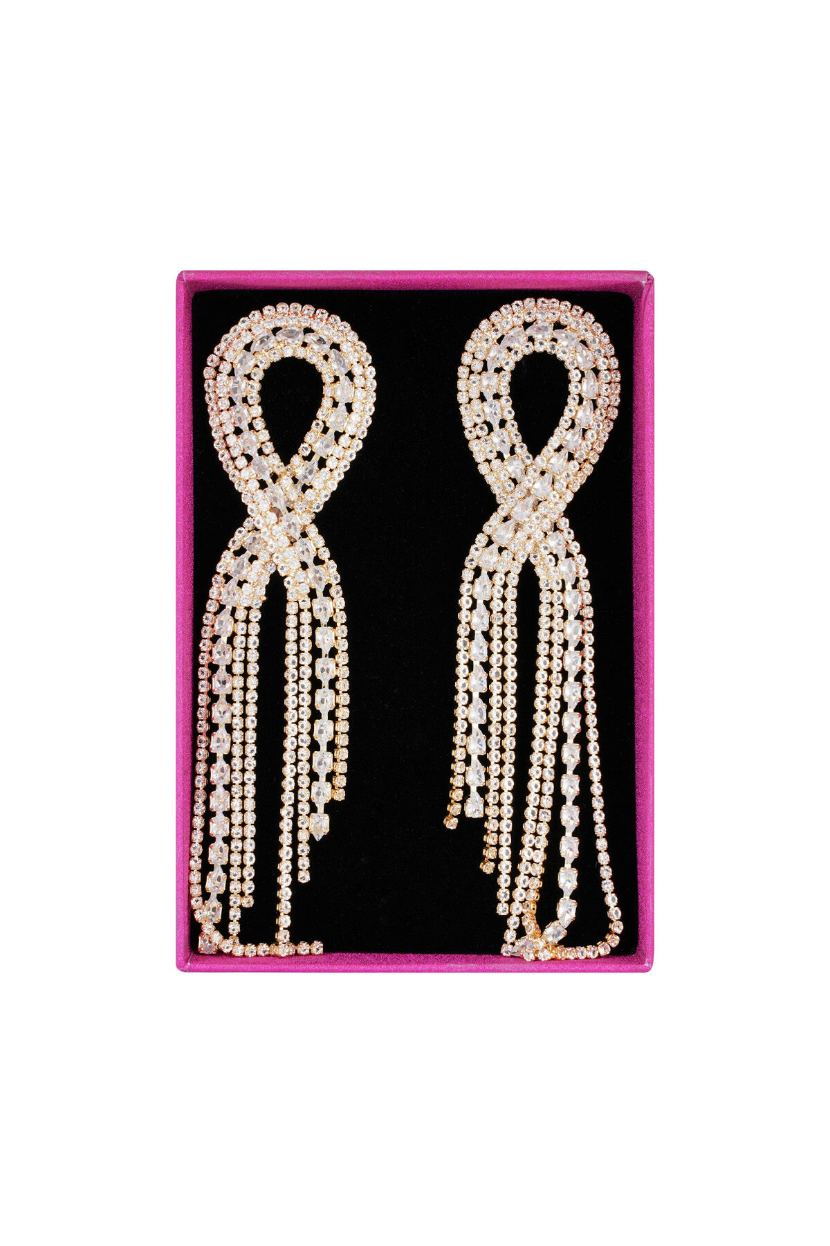 glimmering ribbon earrings Picture3