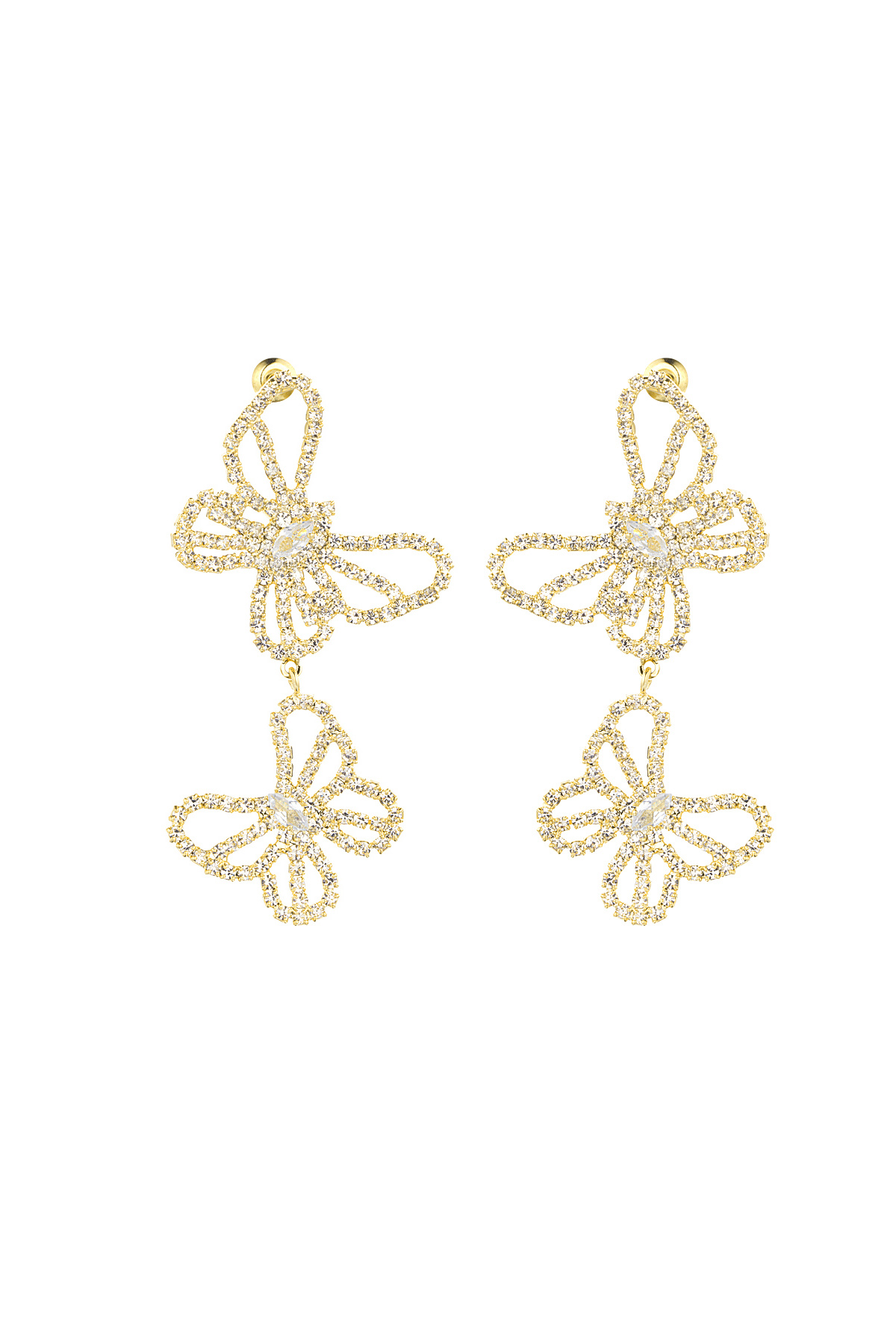 butterfly sparkle earrings Picture3