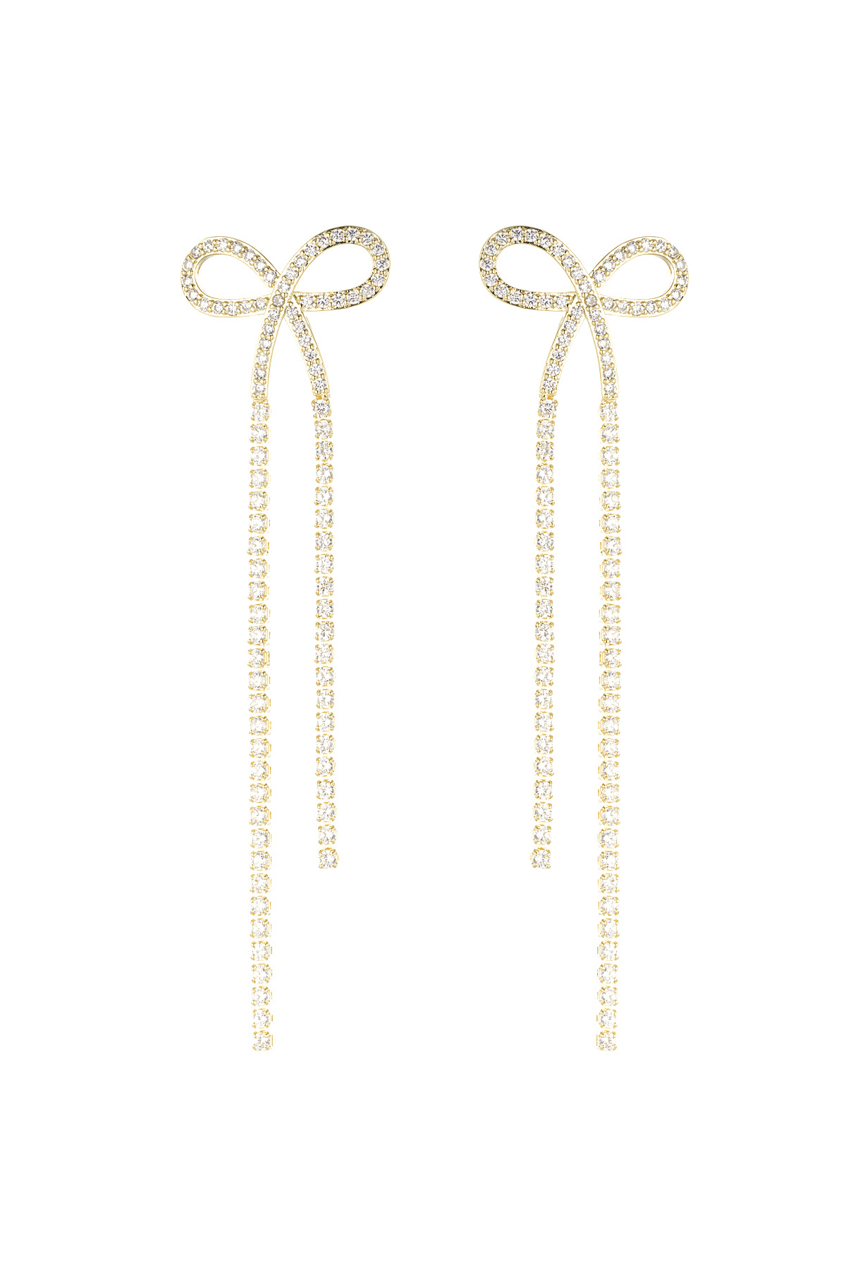 boucles d'oreilles ruban éblouissantes Image3