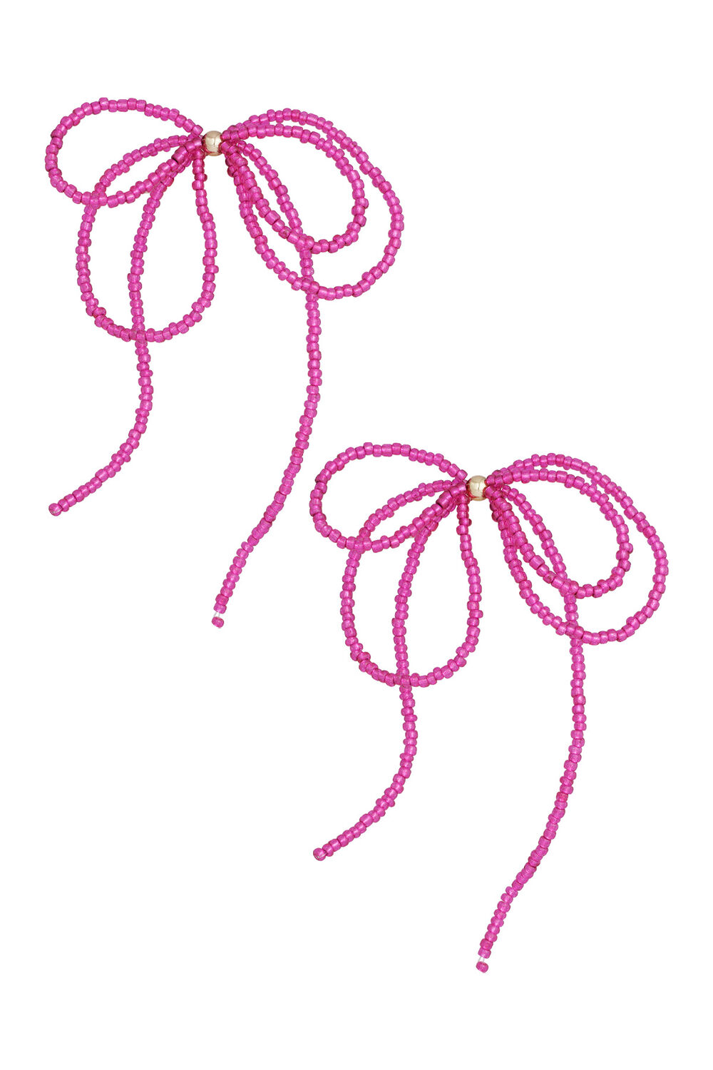 Pendientes de lazo festivo
