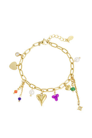 pulsera de dijes con dije en cascada h5