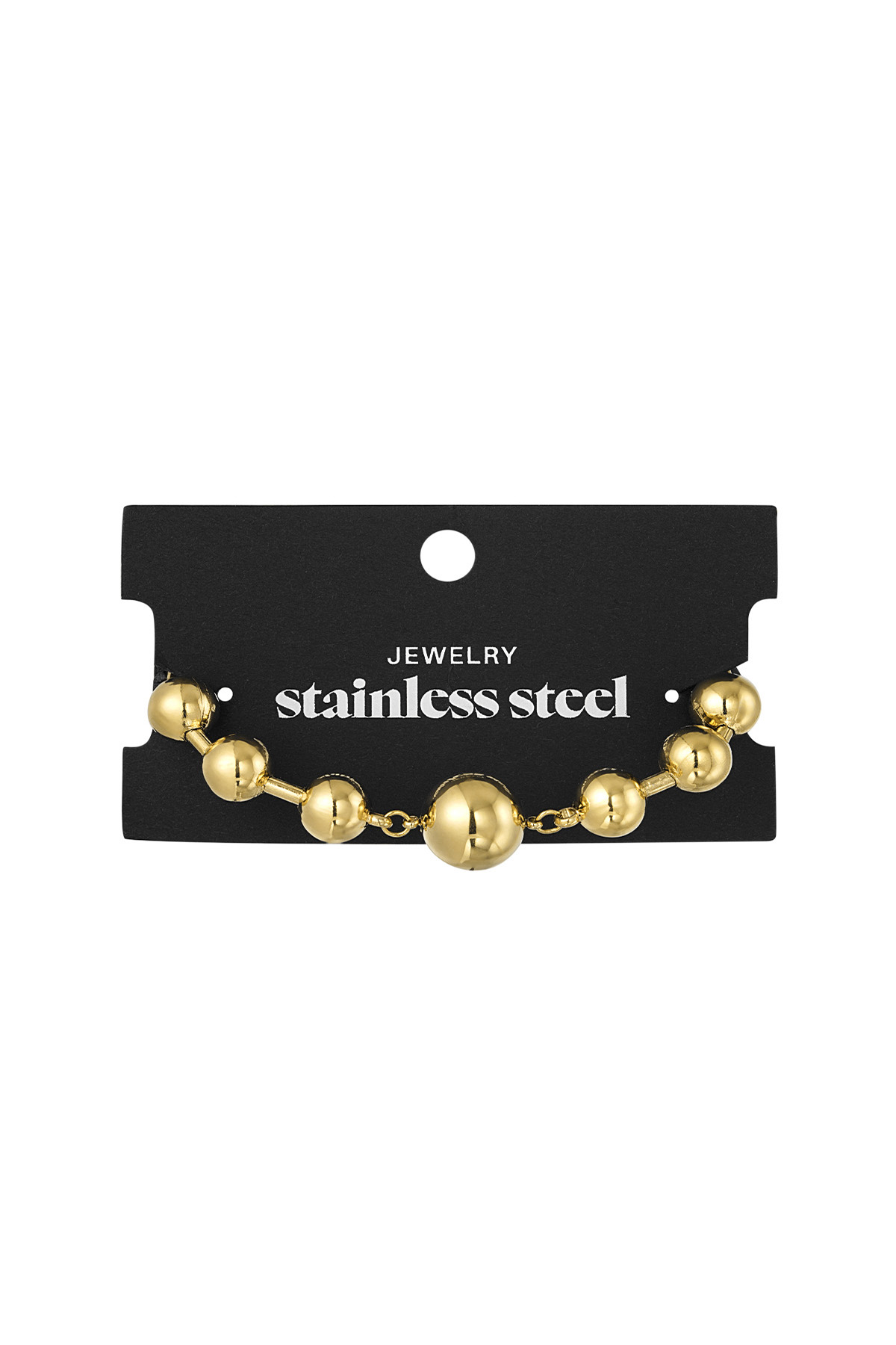 braccialetto con perline statement Immagine3