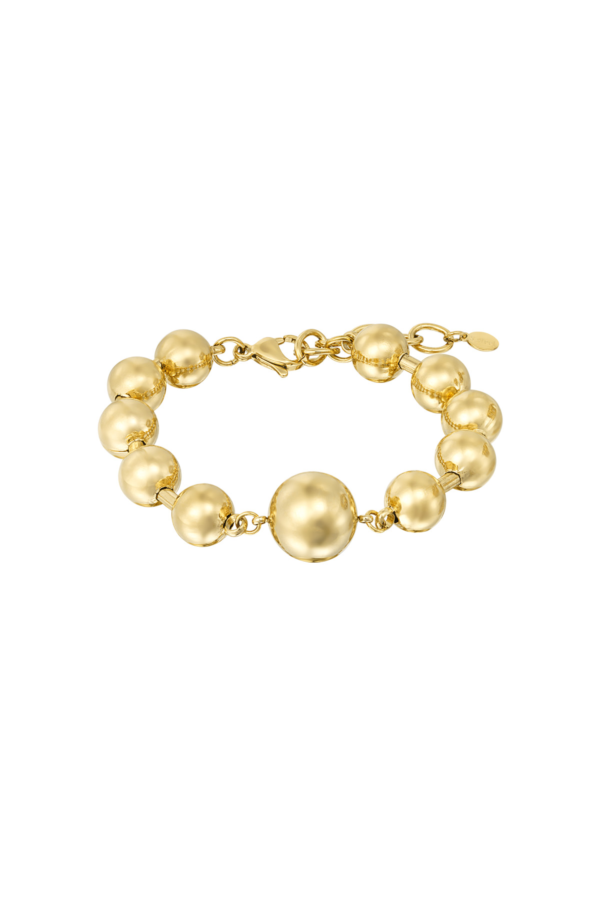 braccialetto con perline statement 