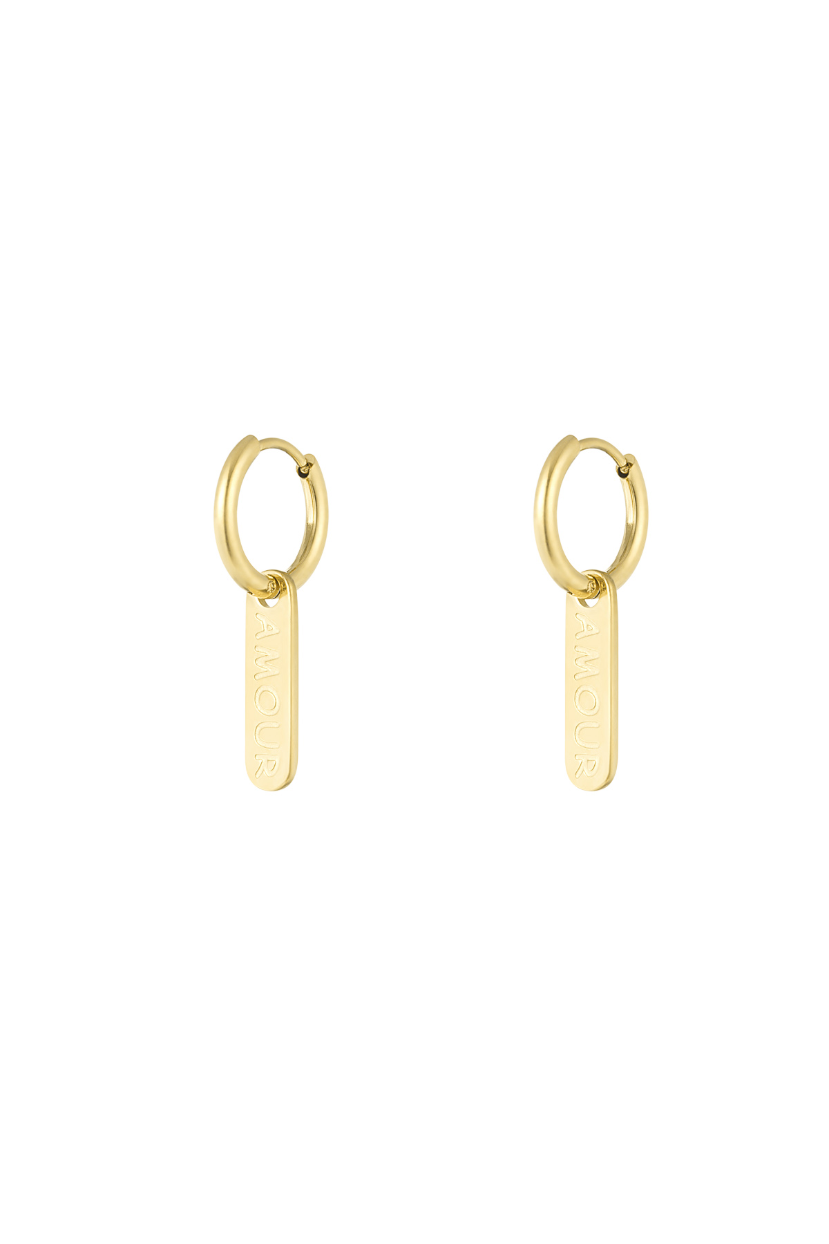boucles d'oreilles amour 