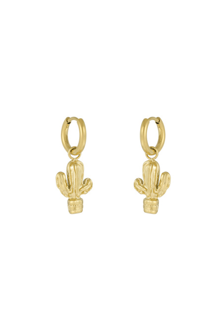 cactus earrings