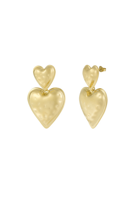 Orecchini Heart Duo