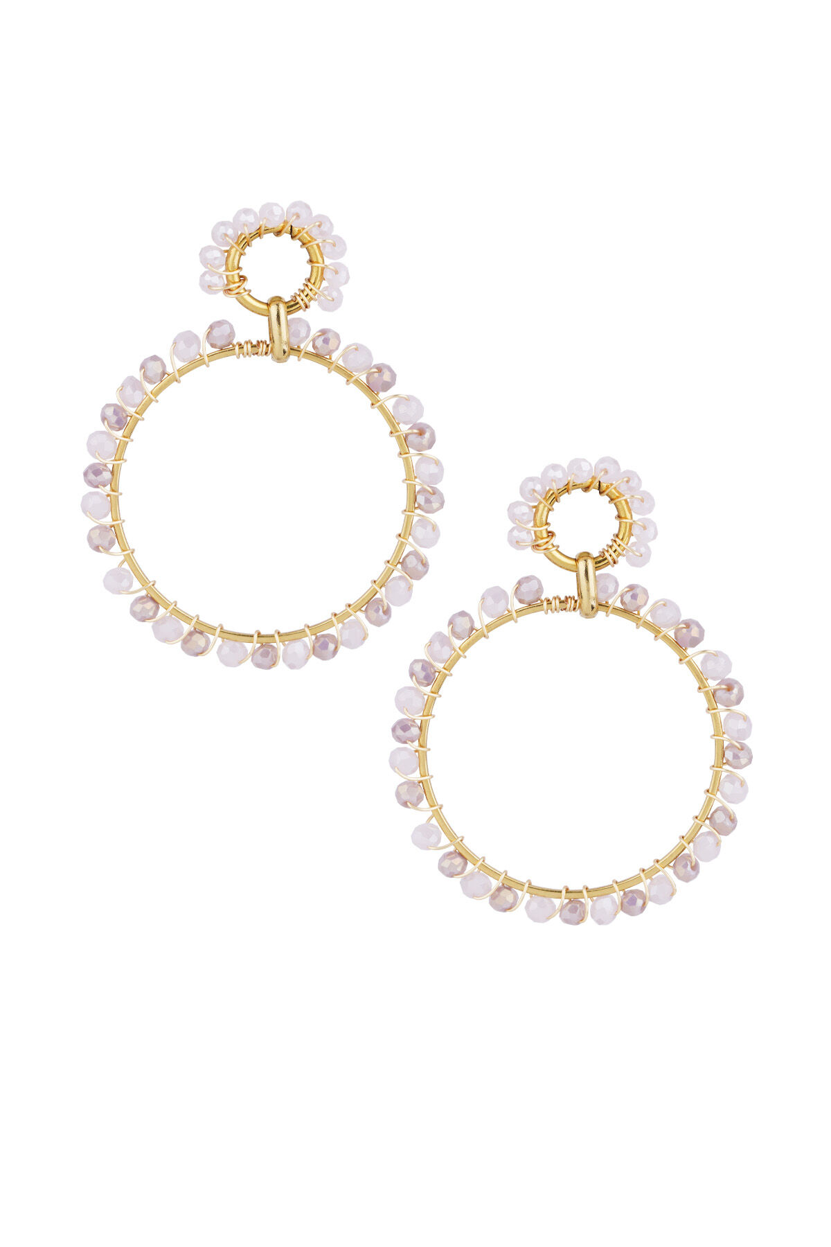 Boucles d'oreilles Cercle de couleurs h5