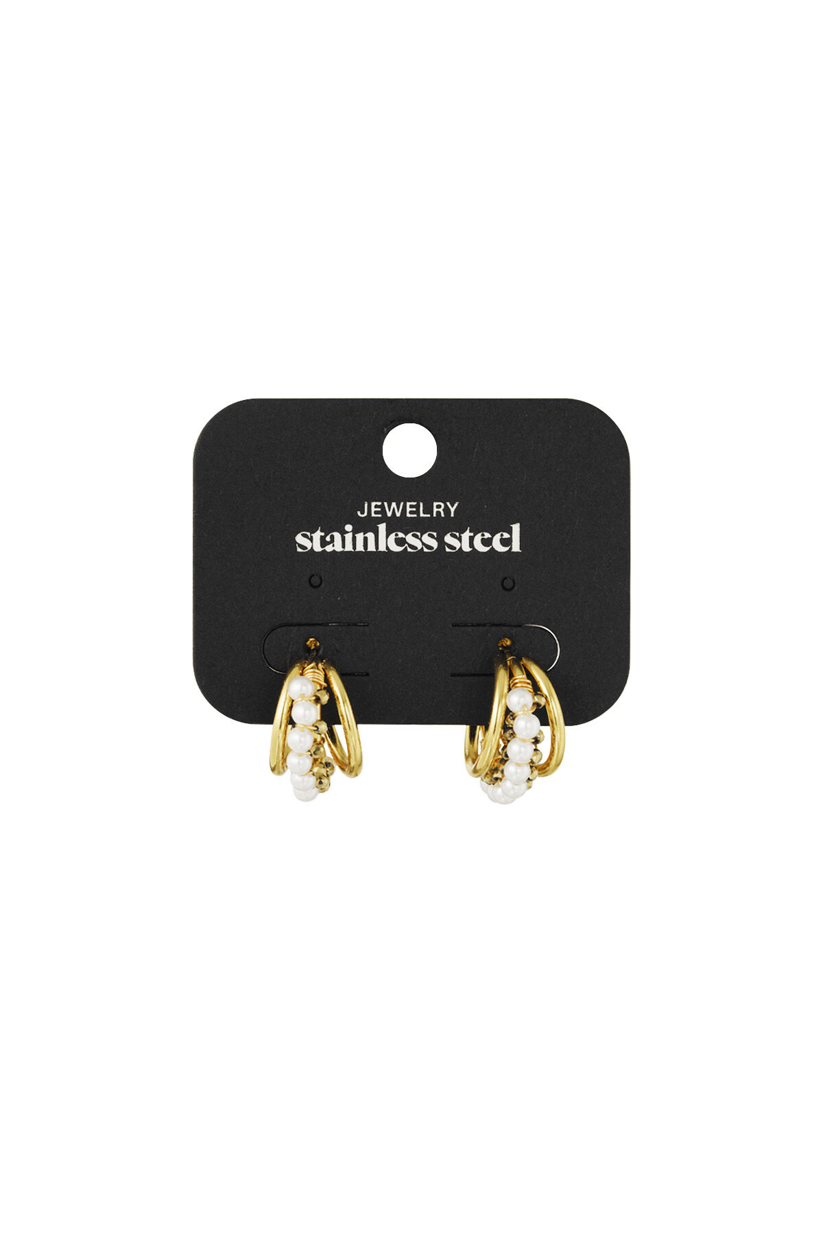 pendientes de perlas con diseño llamativo Imagen2