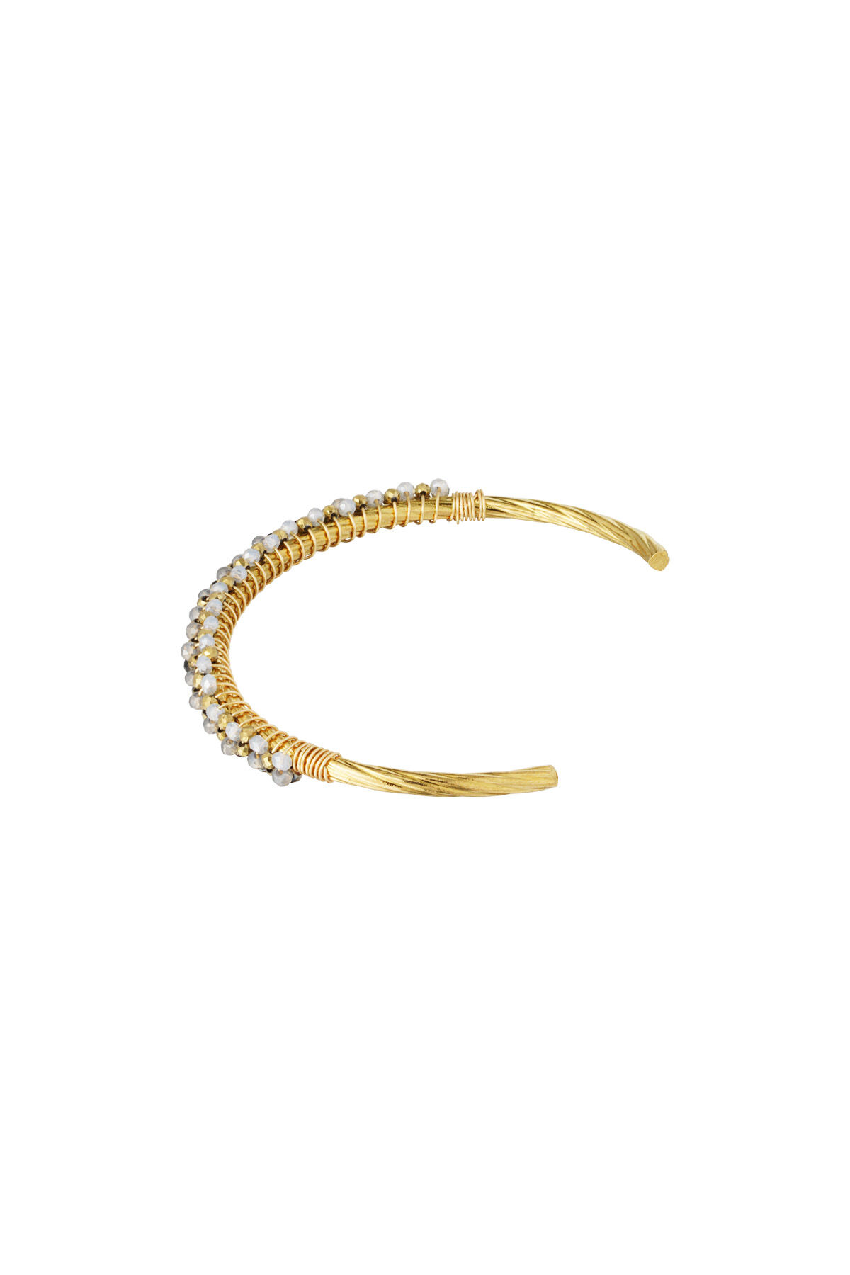 Bead fiesta armband - zwart & grijs h5 Afbeelding3