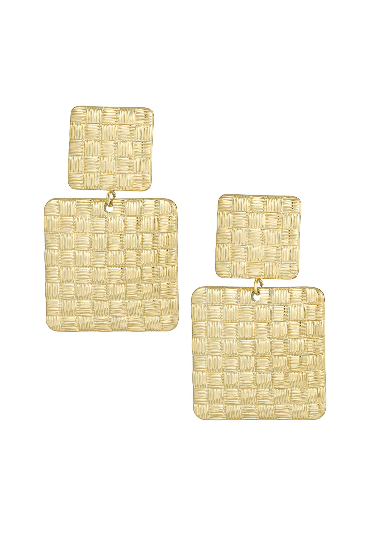 boucles d'oreilles blocs texturés 2