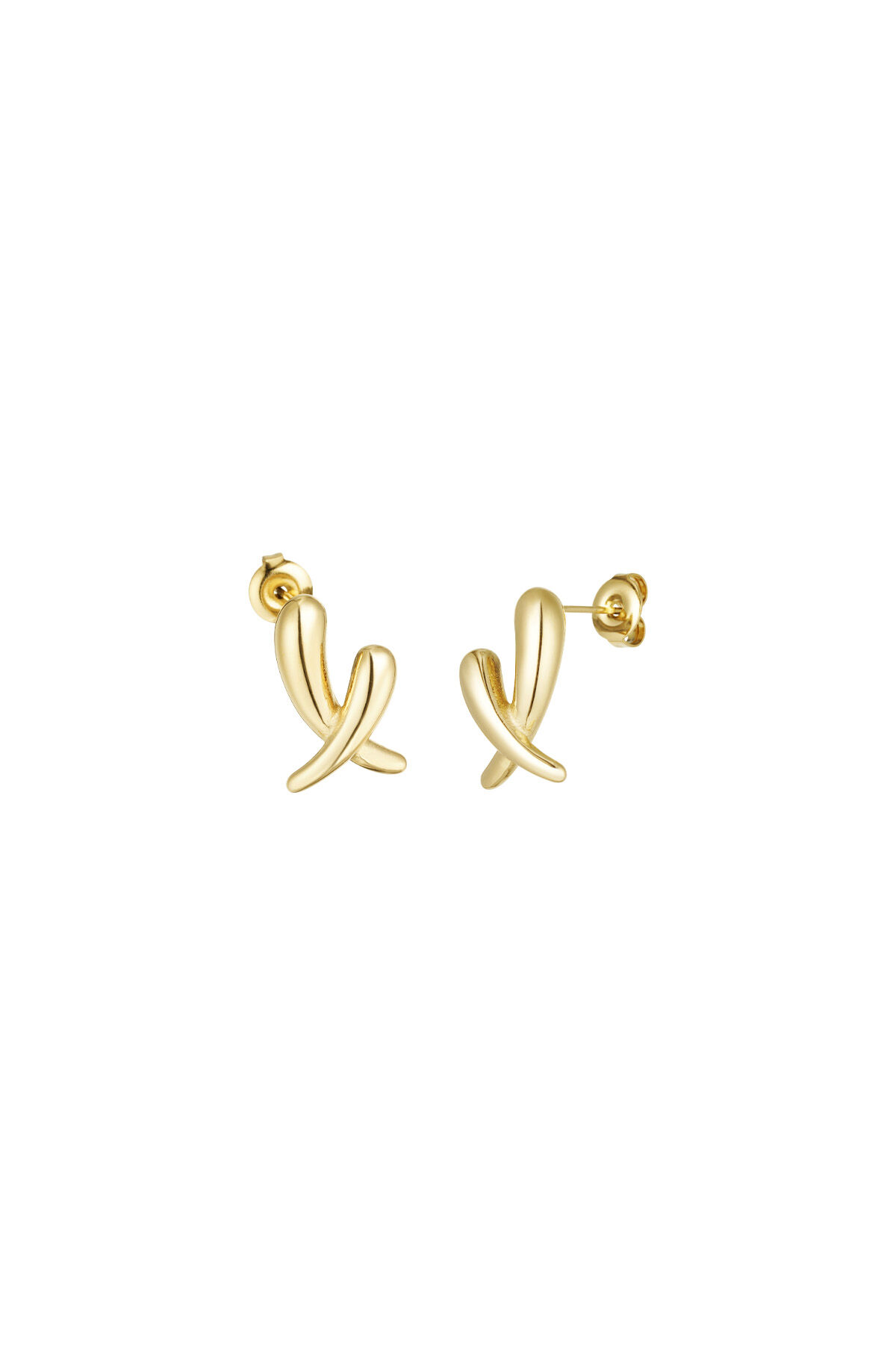boucles d'oreilles croisées 