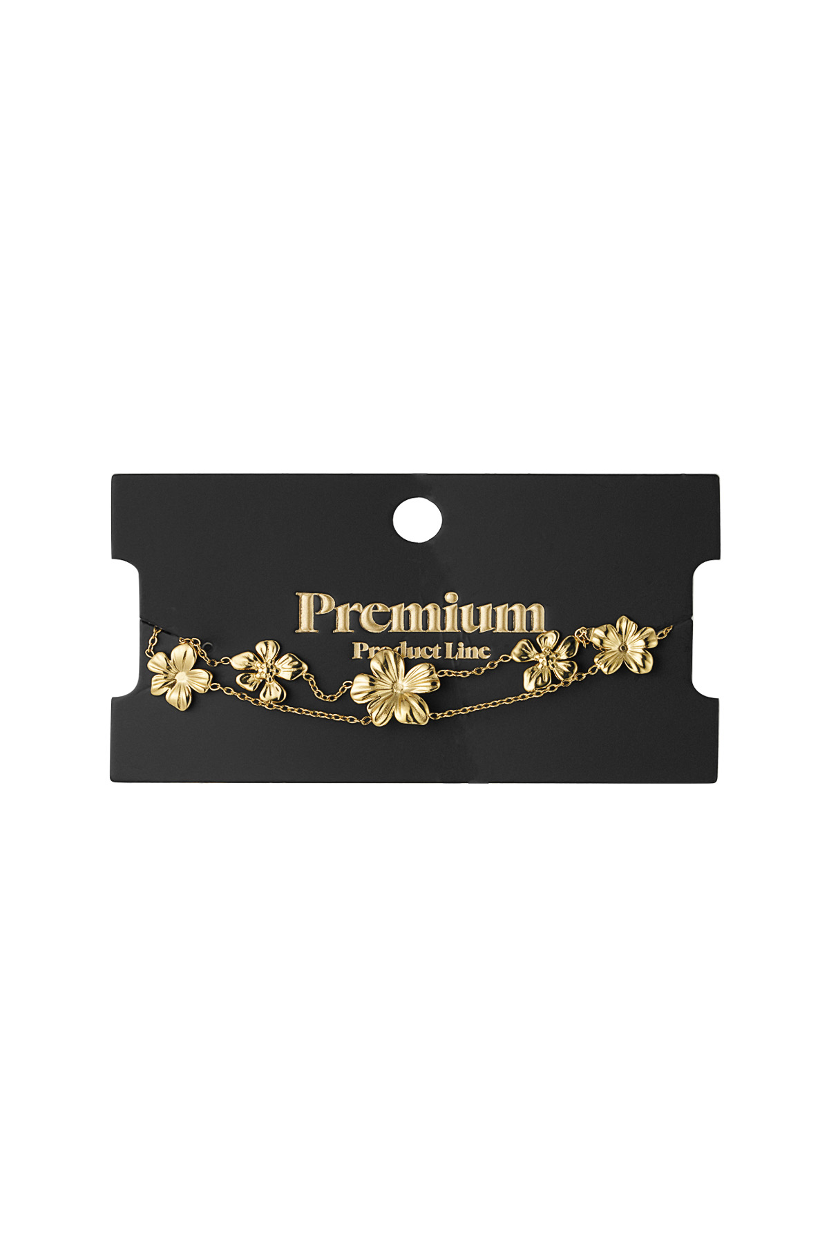bracciale doppio flower power Immagine3