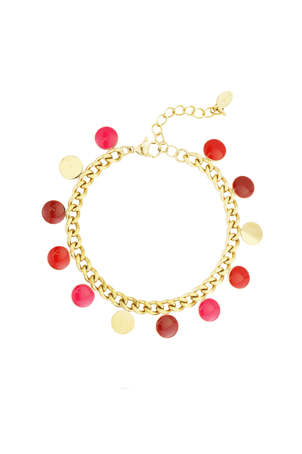 bracelet red coin 2
