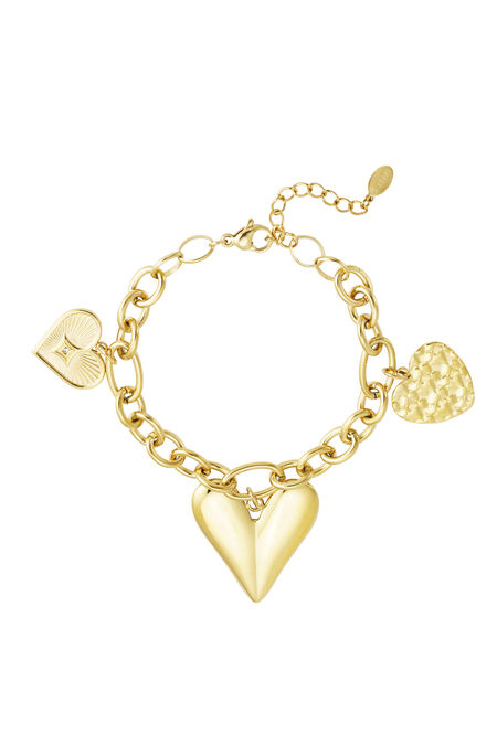 Charm-Armband Dreifachherz 2