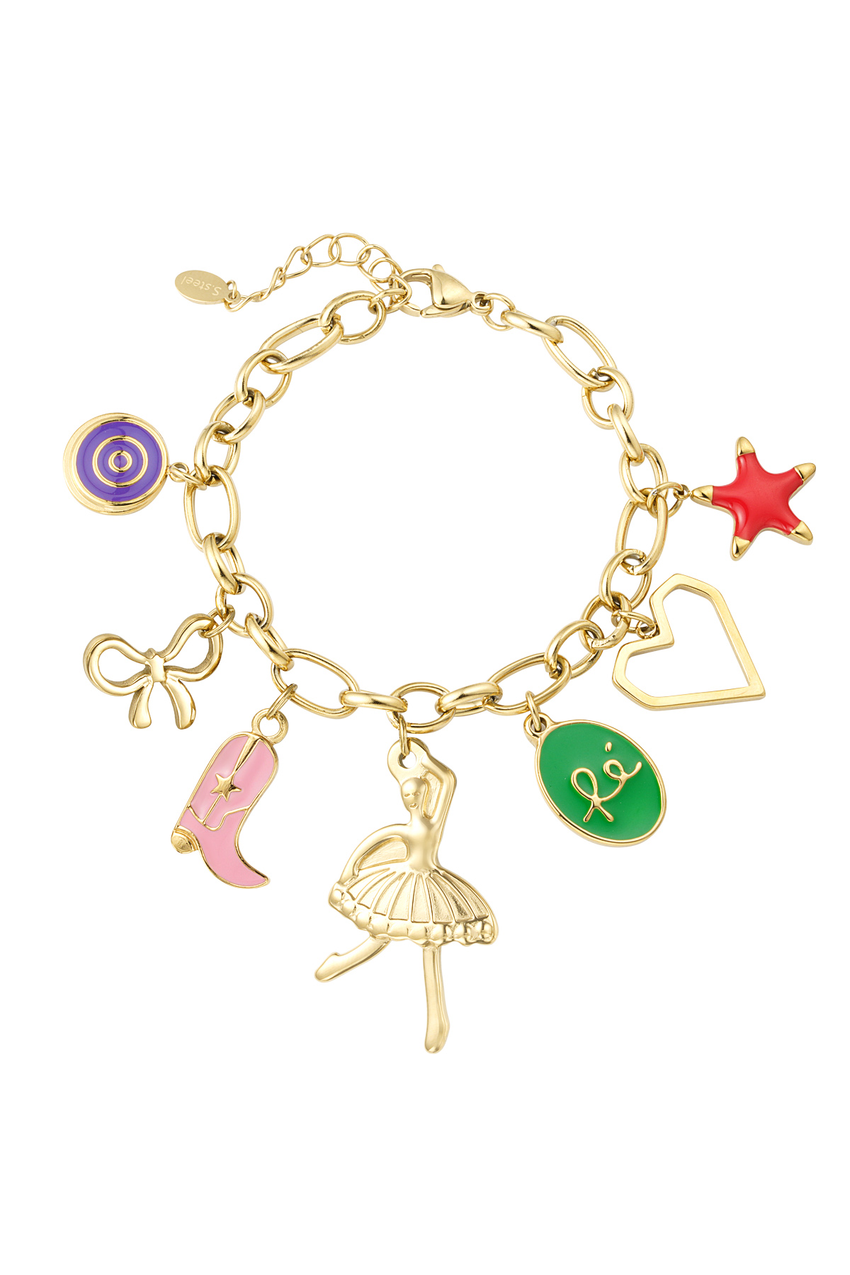 bracelet à breloques scintillantes h5 