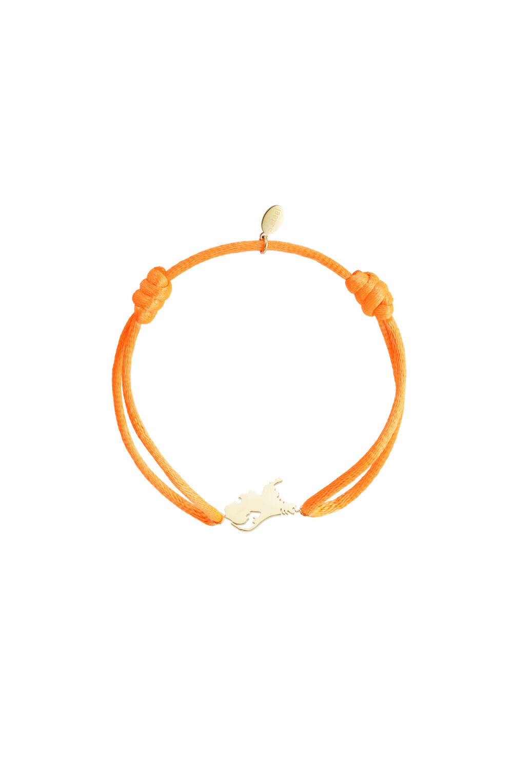 Bracelet satin Dutchie - orangé