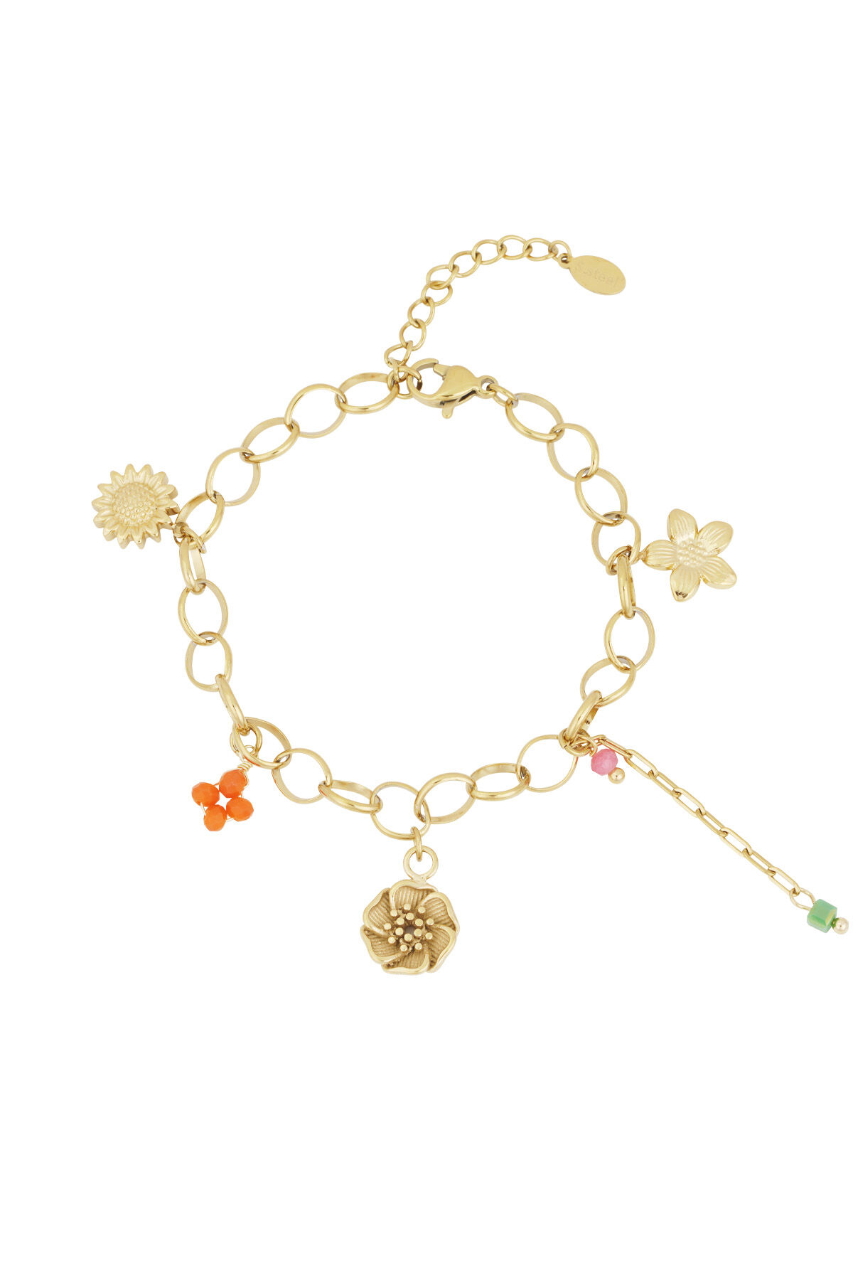 braccialetto con ciondolo fiore 2