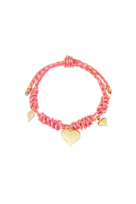 Heartfelt rope bracelet