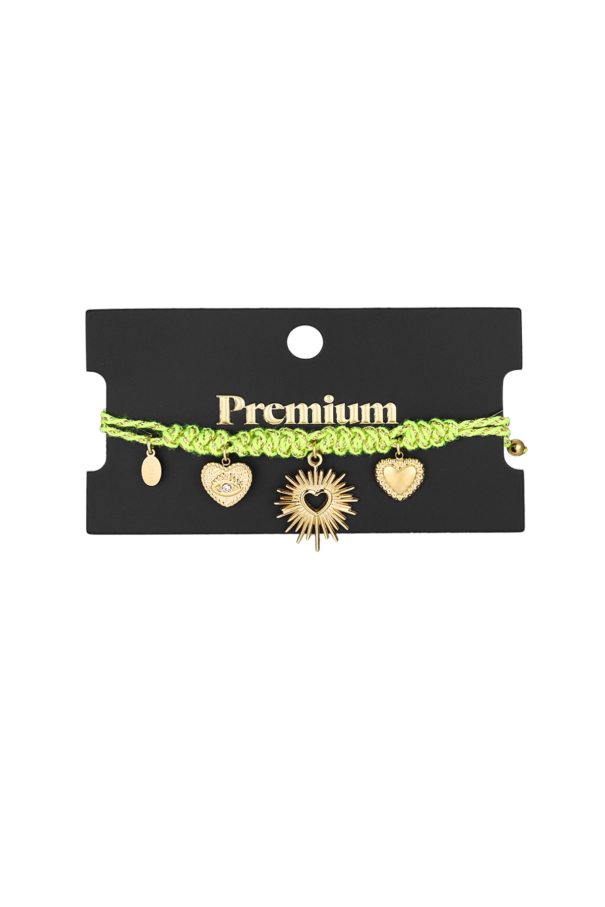 bracelet linked in love - green and  Picture3