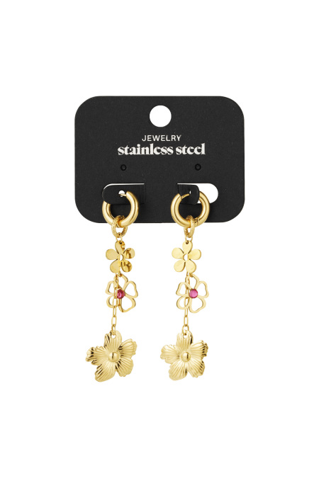 Bloom baby earrings - Silver Color color 2