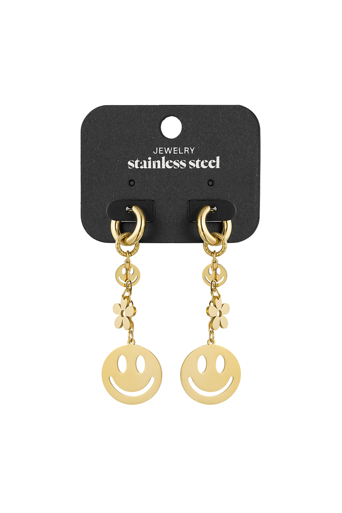 oorbellen smiley flower Afbeelding2