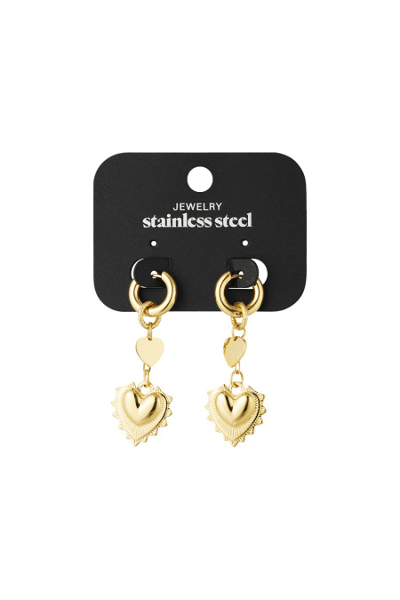 earrings heart glow 2