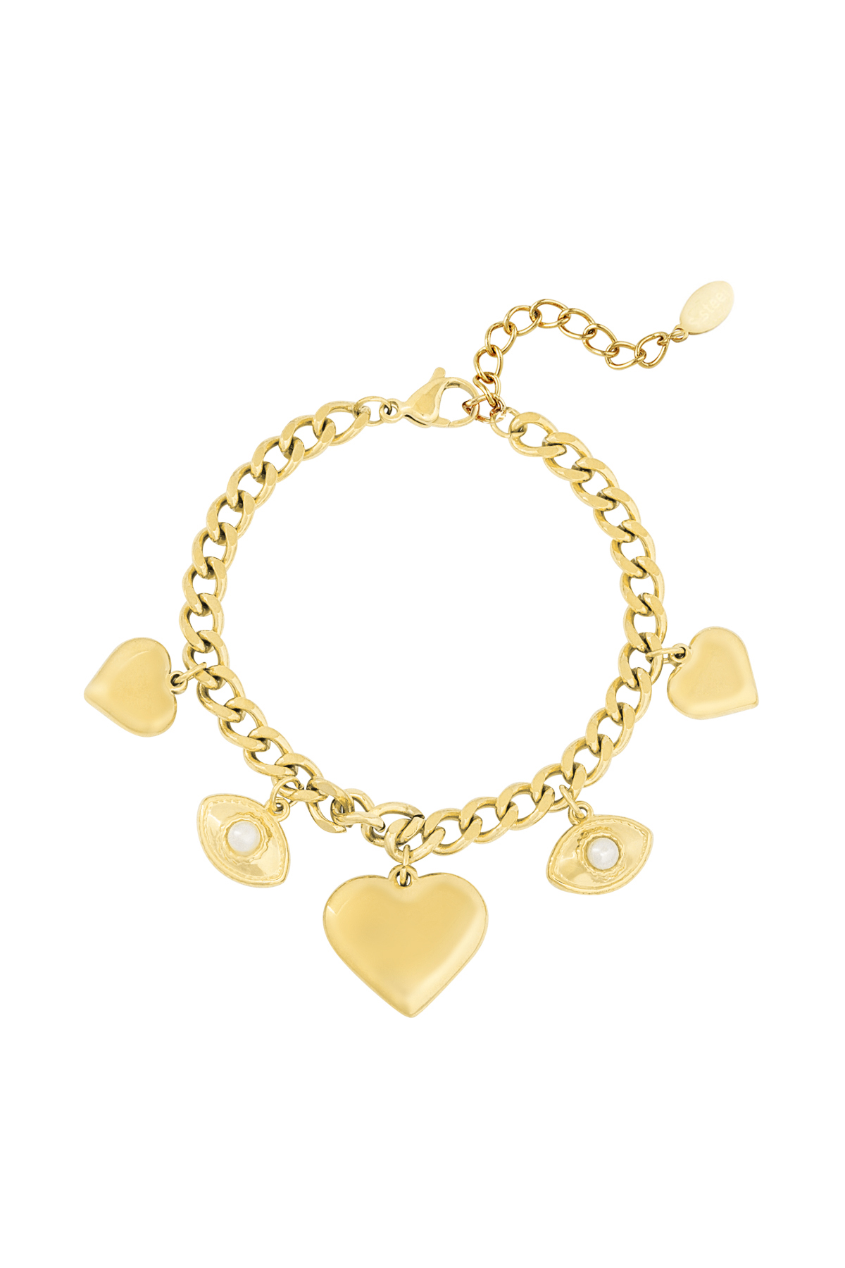 bracciale bold hearts h5 