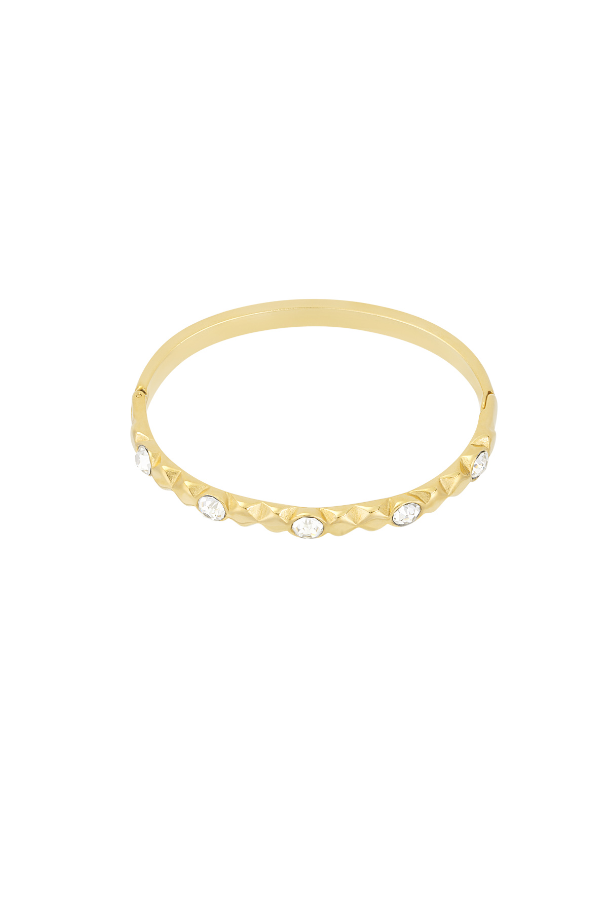 pulsera con relieve de diamantes h5 