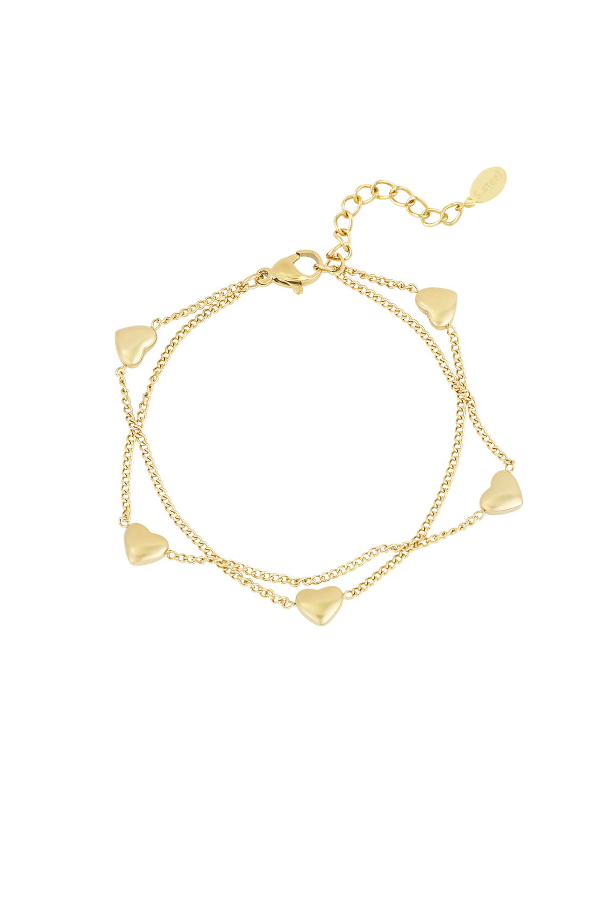 bracciale lots of hearts 