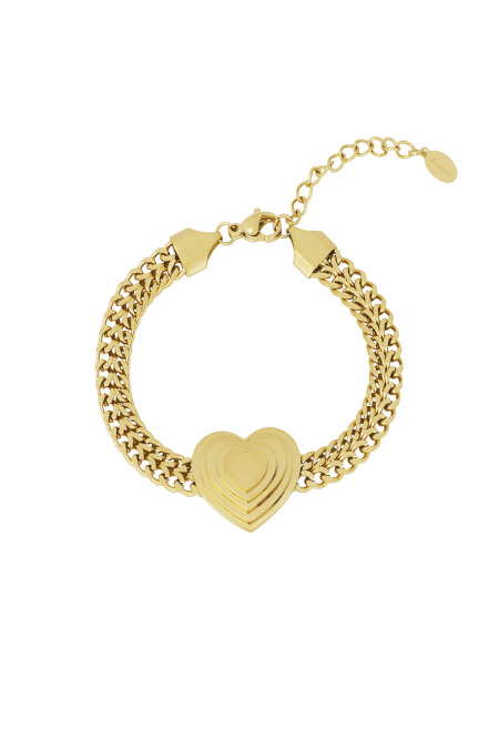 Bold Heart Bracelet
