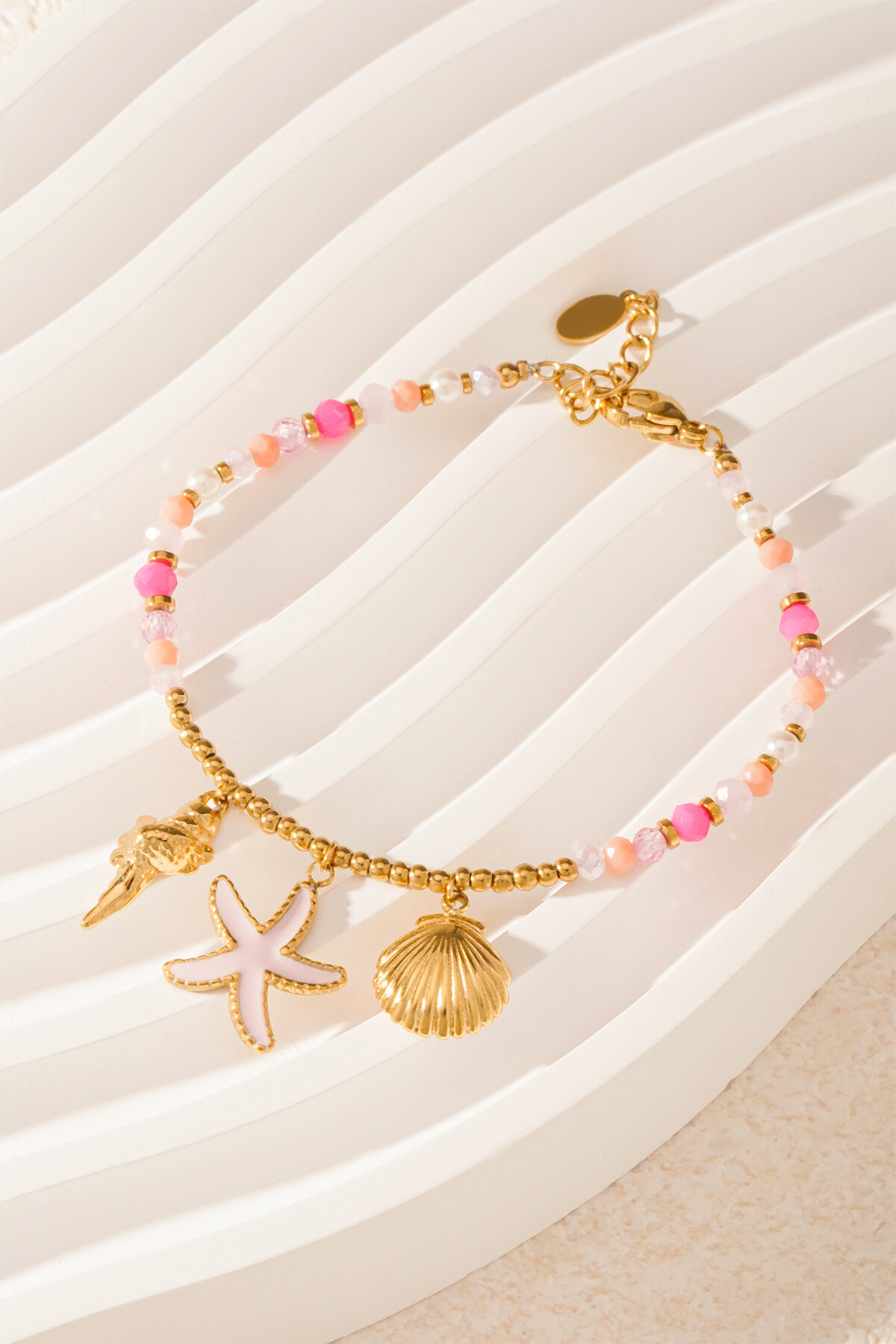 Bracciale rosa beach babe h5 Immagine4
