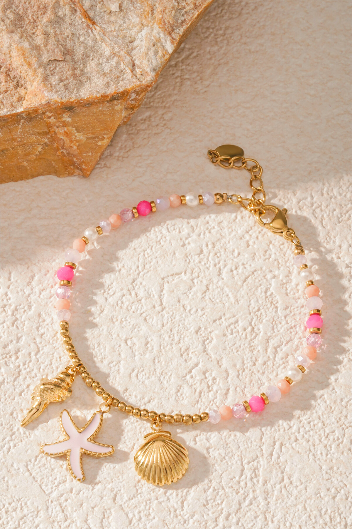 Bracciale rosa beach babe h5 Immagine3