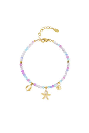 bracciale beach day - Colore Oro blu h5
