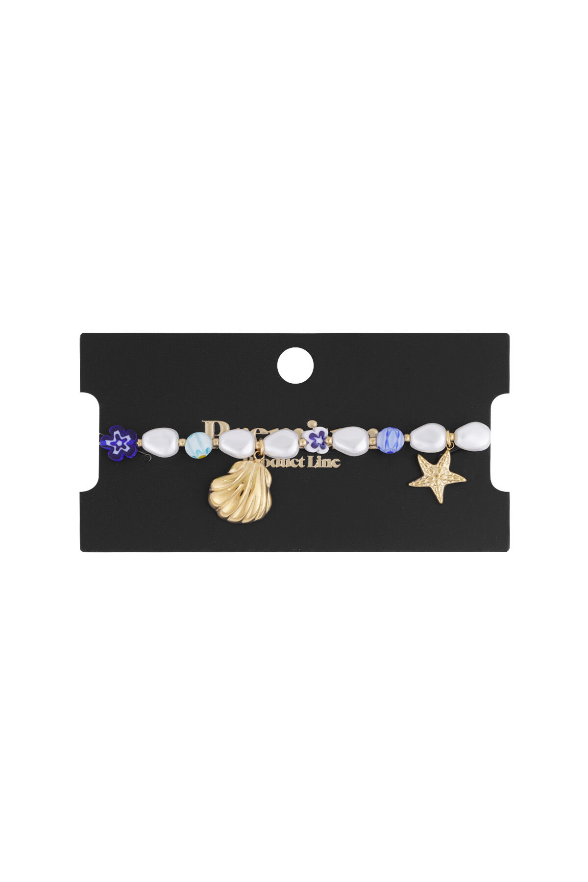 Bracelet extra vie marine - Couleur bleu or Image3