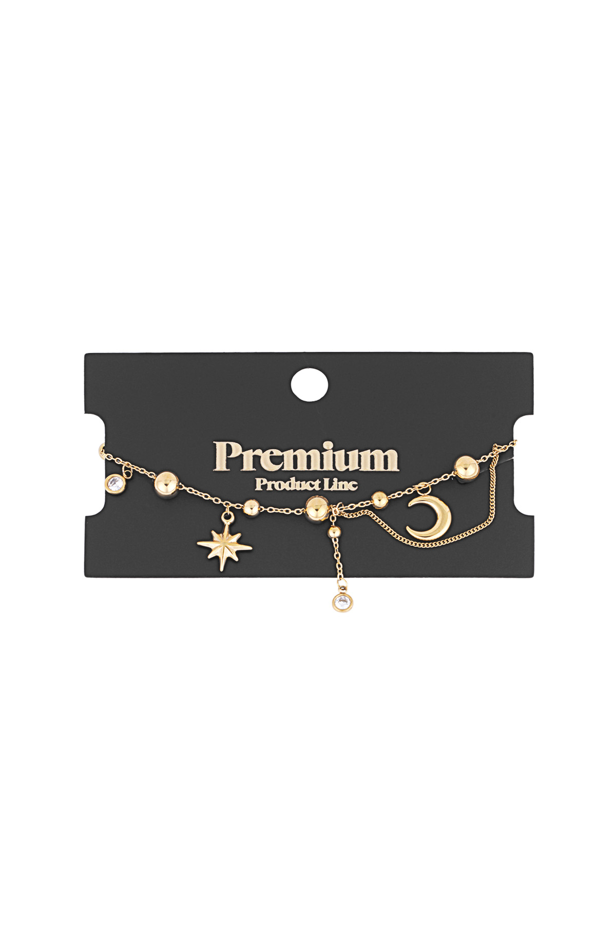 bracciale trendy a forma di luna Immagine3