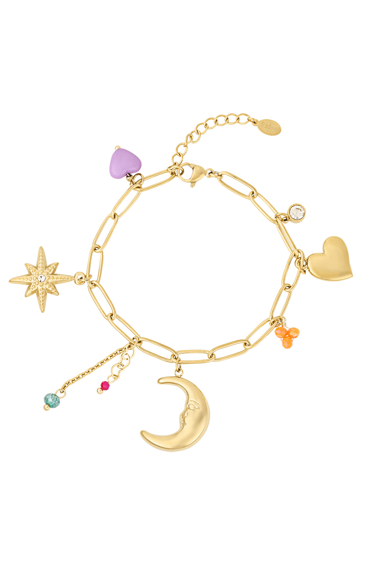Bracelet à breloques Clair de lune 