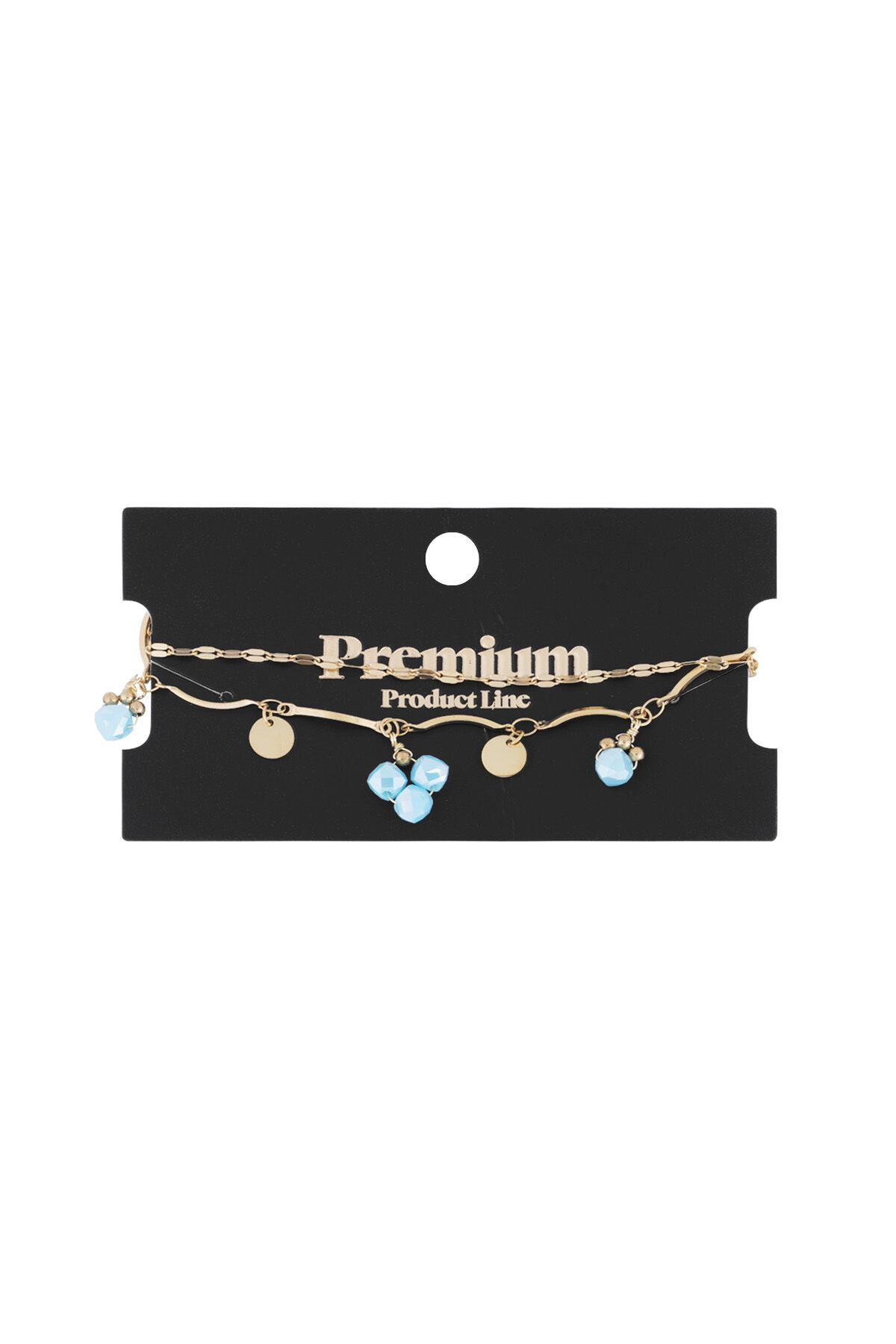 Bracelet perles bleues h5 Image3