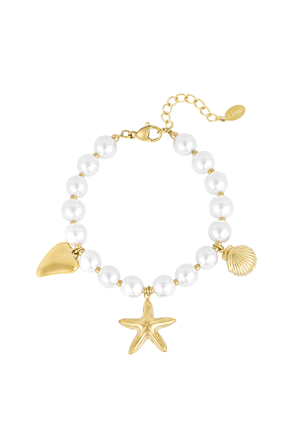 bracelet de perles jour de mer 