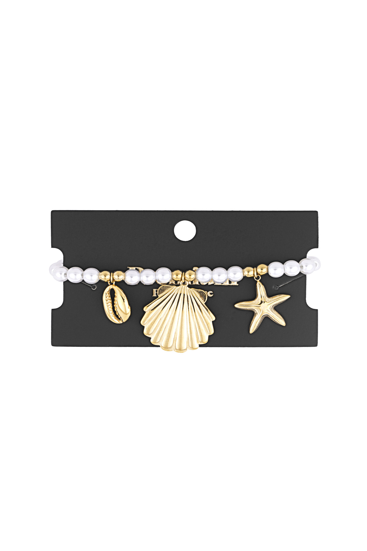 pulsera de perlas con charms de mar h5 Imagen3