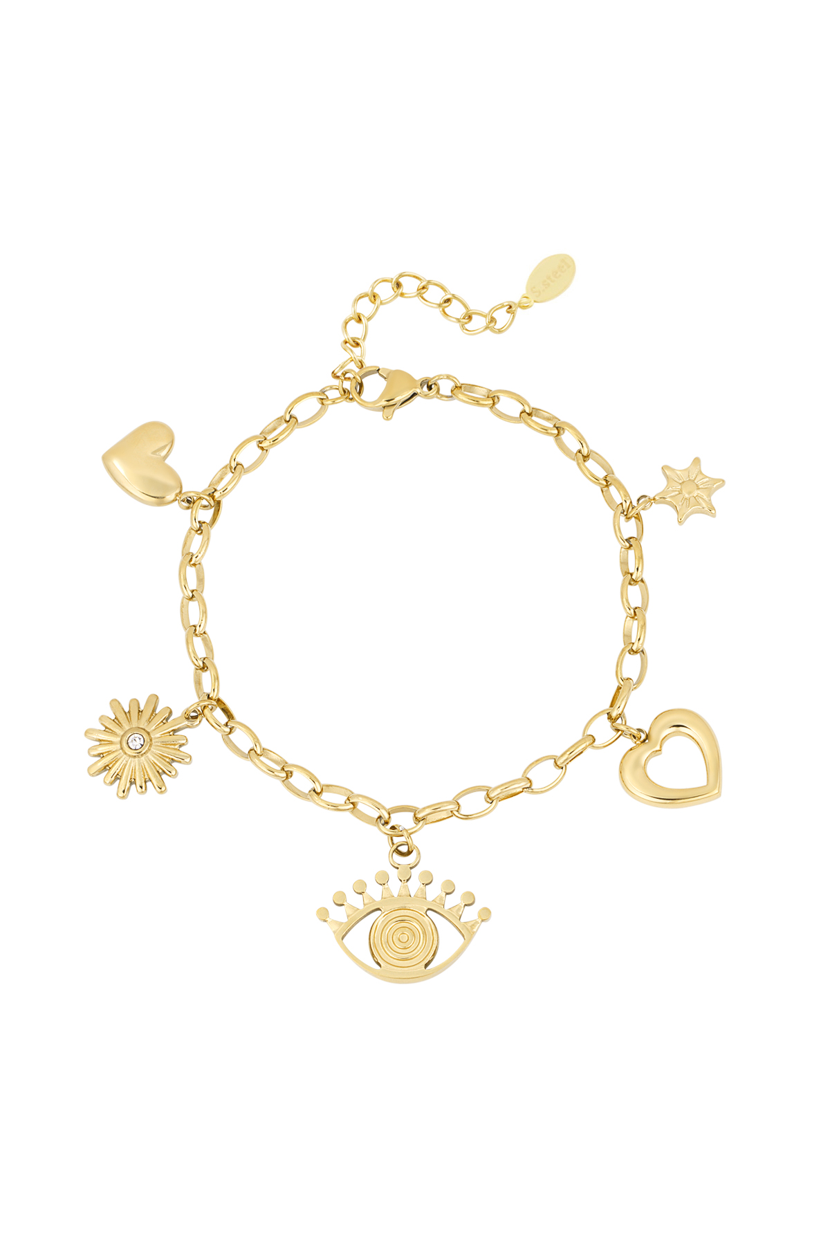 Charm-Wunderland-Armband - Goldfarben 2